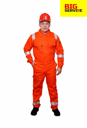 Комбинезон огнеупорный антистатичный оранжевый