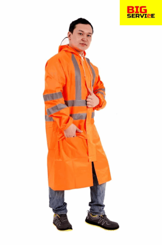 Плащ светоотражающий оранжевый для ИТР